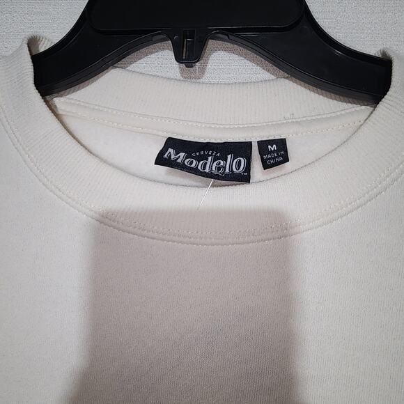 Modelo Cerveza men's medium sweatshirt-First picture is back - Picture 5 of 6
